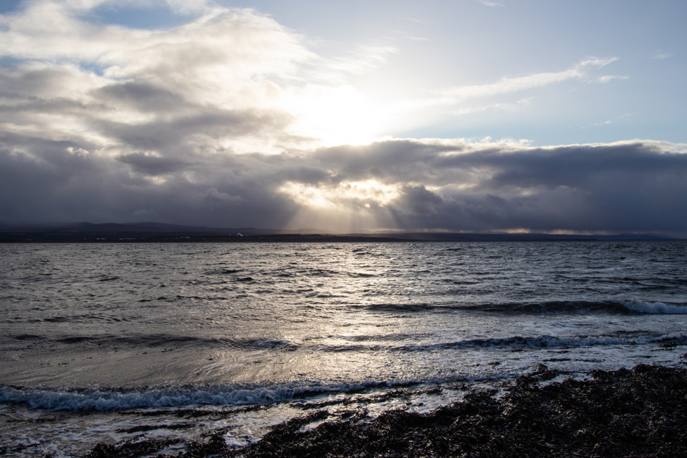 View of the Moray Firth, Fortrose Scotland