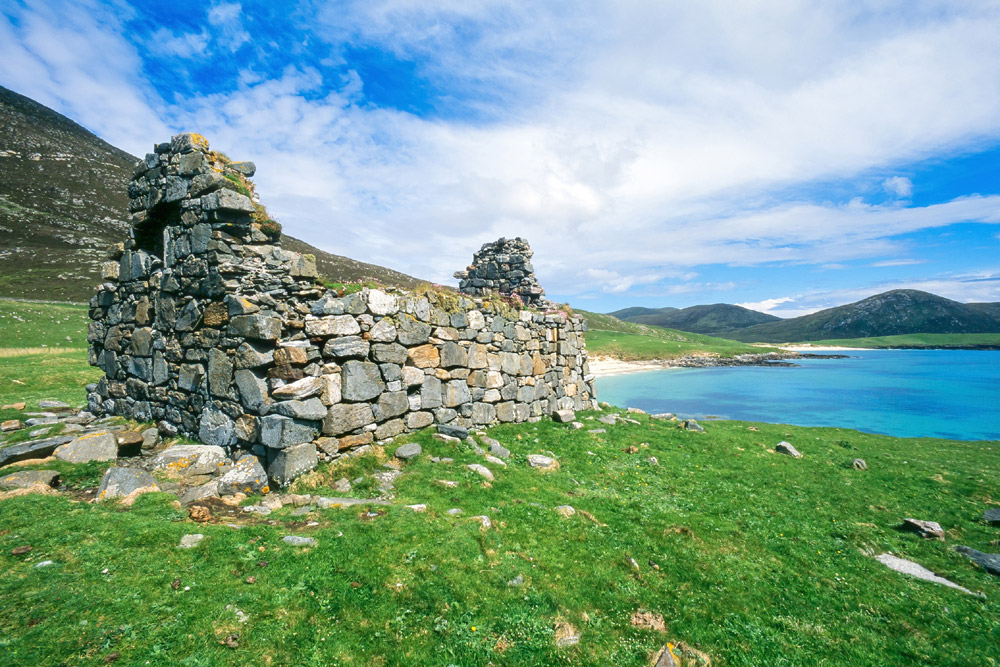 Toe Head Chapel on the Isle of Harris