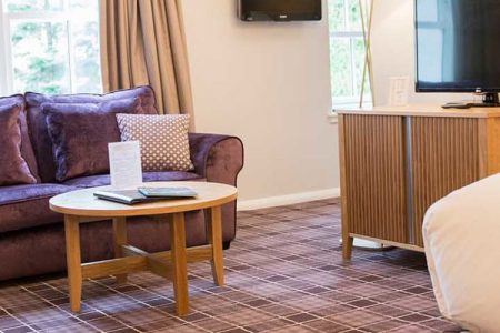 A luxury family room at Kingsmills Hotel
