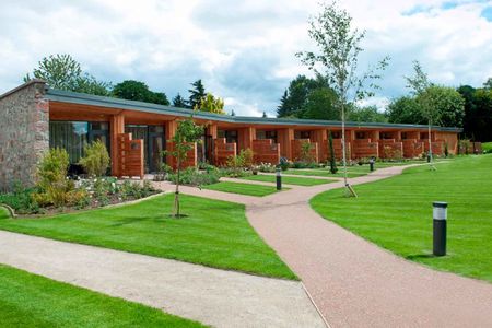 A view of the garden rooms at the Kingsmills Hotel in Inverness