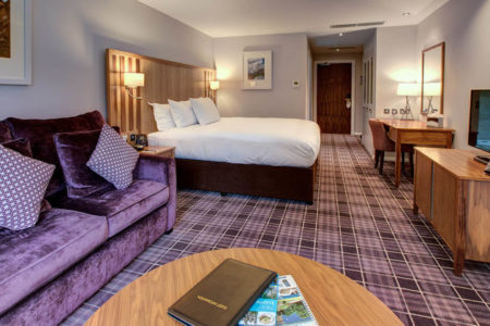 A luxury double room in the Kingsmills Hotel