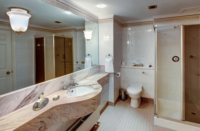 a luxurious bathroom suite at Kingsmills Hotel, Inverness
