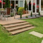 Outside the conservatory on the patio at Kingsmills Hotel, Inverness