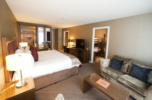 View of a family room with living area in the Kingsmills Hotel in Inverness