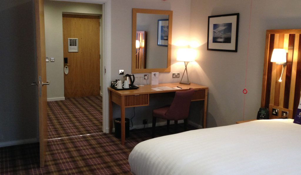 An accessible room at Kingsmills Hotel