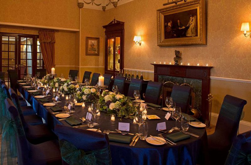 Adams room set up for an event at the Kingsmills Hotel, Inverness