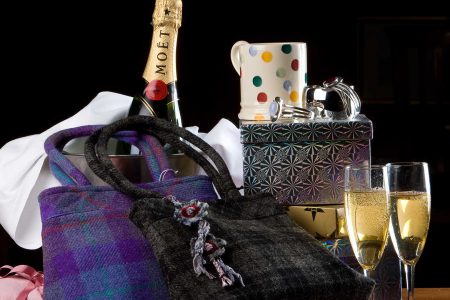 A bottl of Moet champagne ready to celebrate a birthday at the Kingsmills Hotel, Inverness