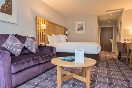 A room at Kingsmills Hotel, Inverness for business travellers