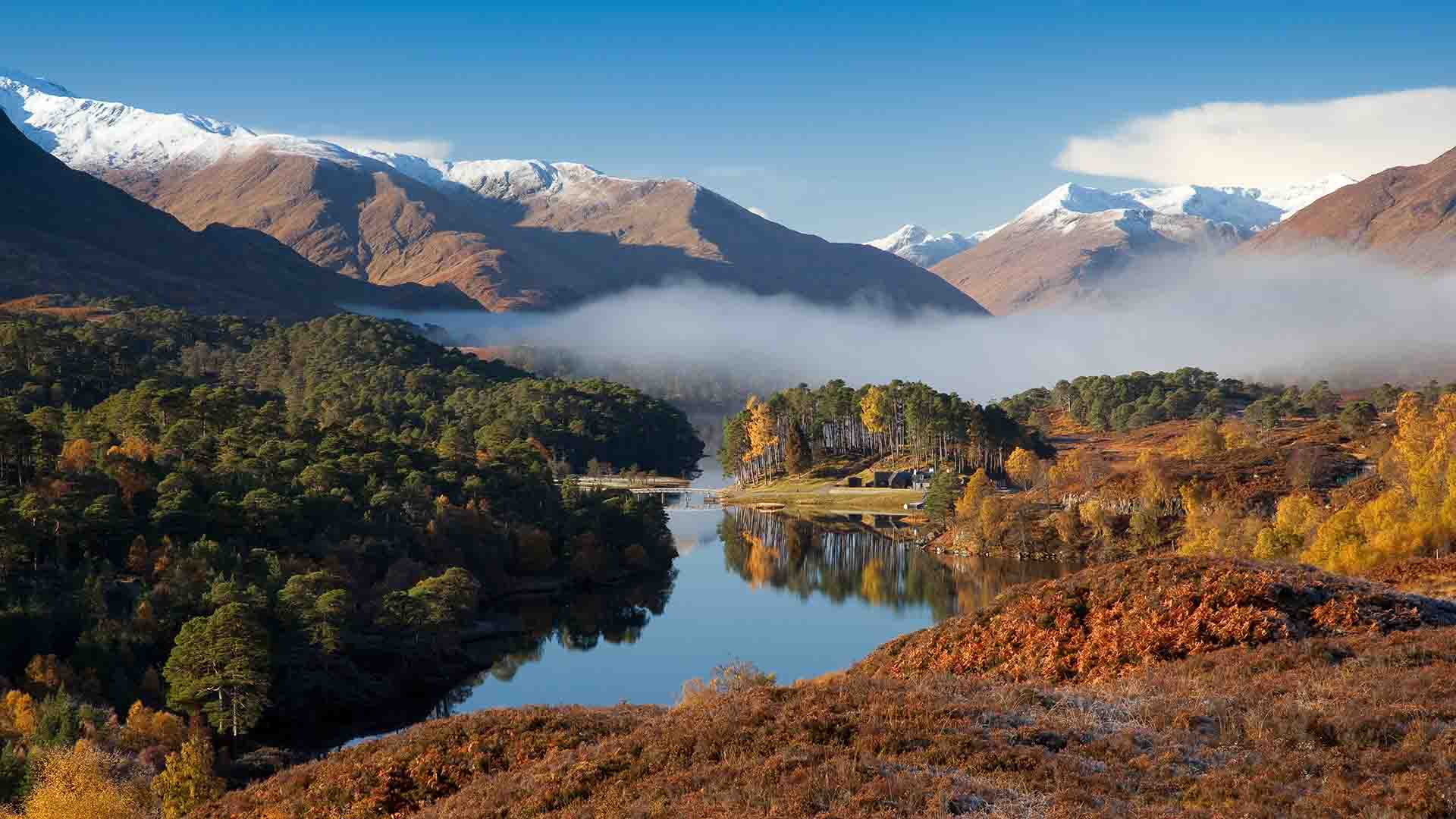 A view of Glen Affric, near Kingsmills Hotel, Inverness