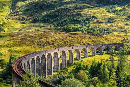 The Glenfinnan Viaduct near the Kingsmills Hotel, Inverness