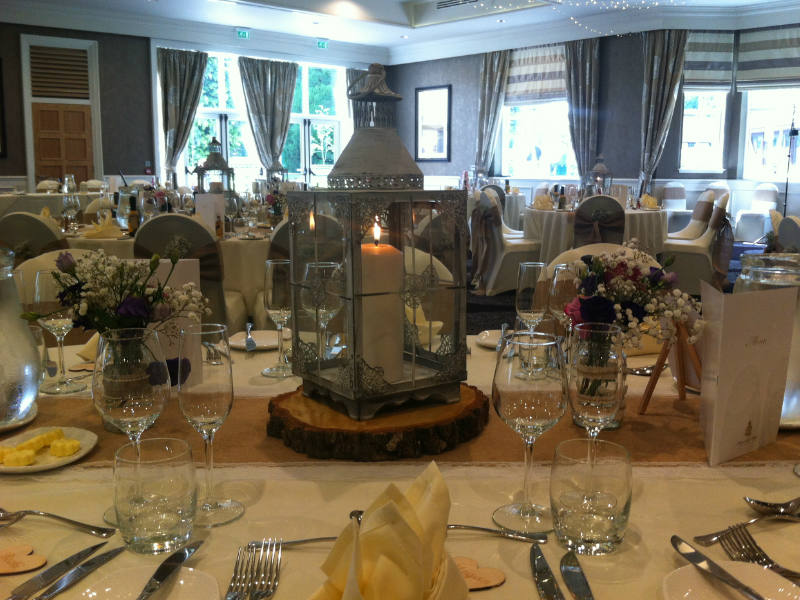 Decor from a Kingsmills Wedding