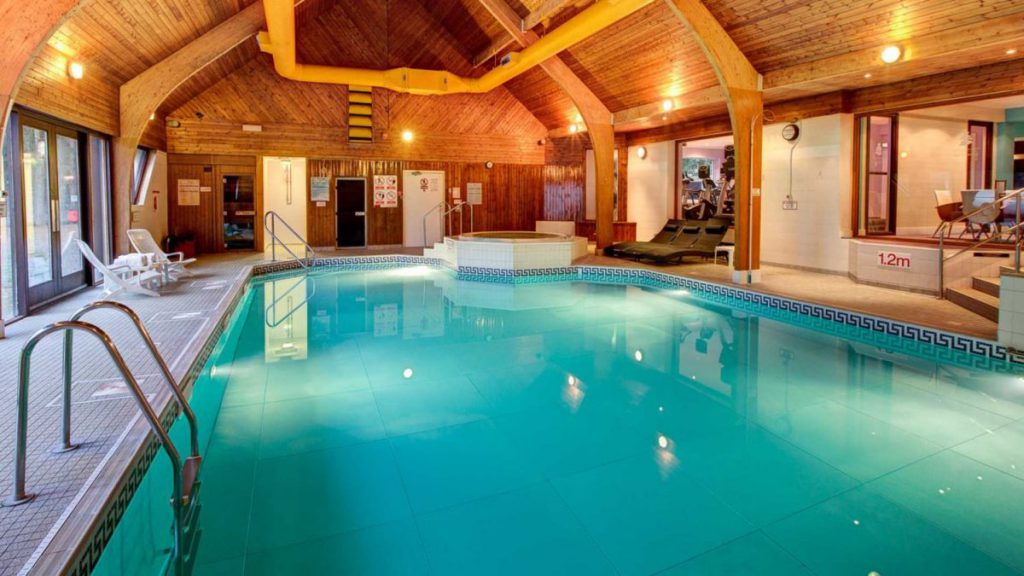 Swimming pool at Kingsmills Hotel, Inverness offering comfortable accommodation in Scotland.