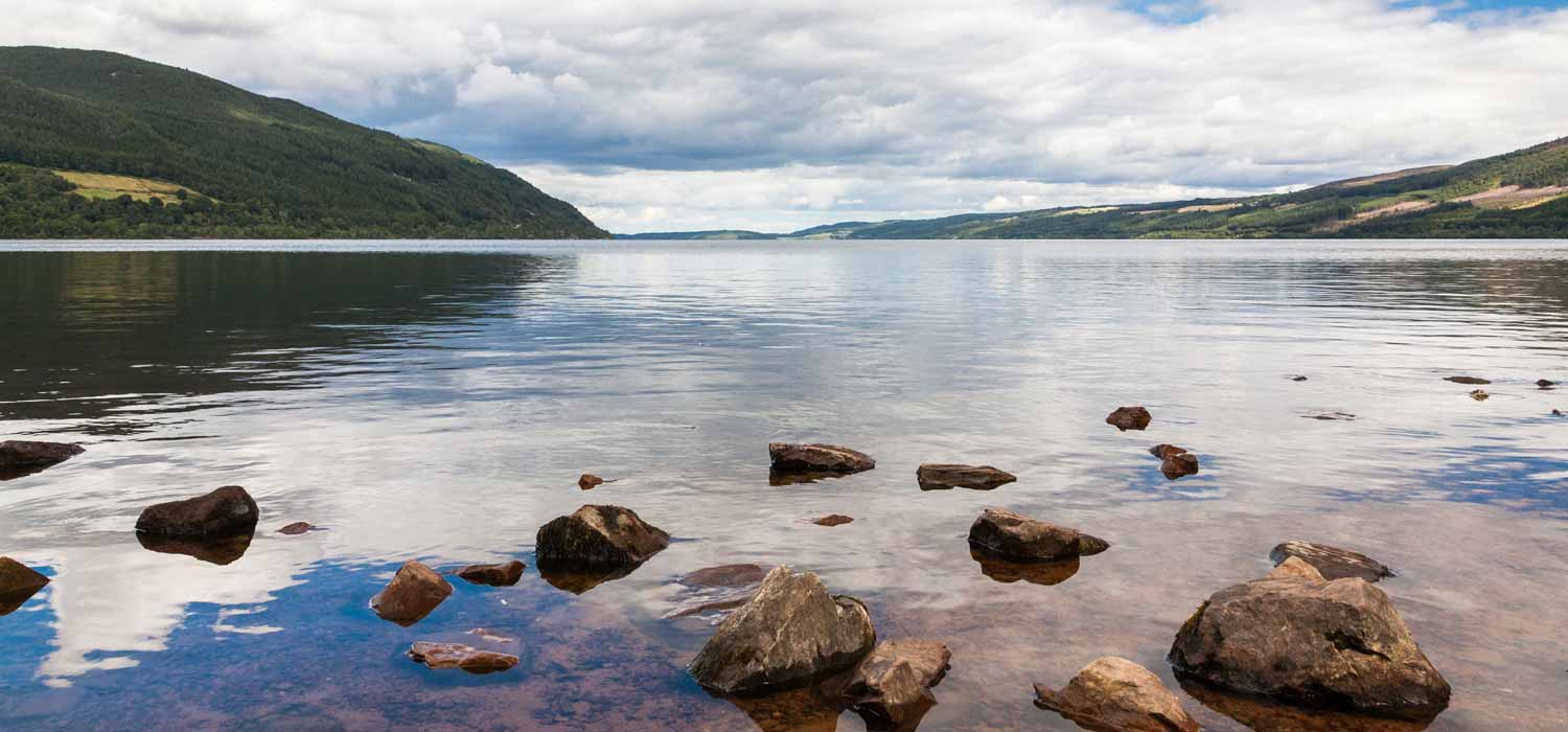 A view of Loch Ness, near the Kingsmills Hotel, Inverness