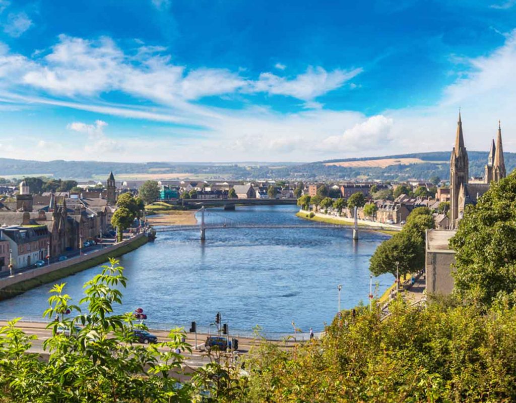View of Inverness city