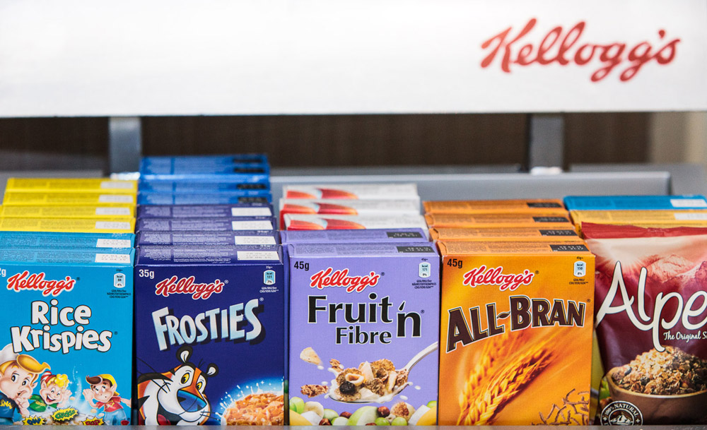 selection of cereals