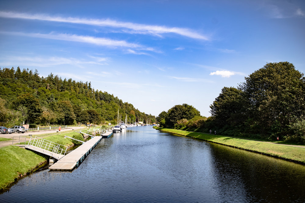 Sunny day at Dochgarroch Locks