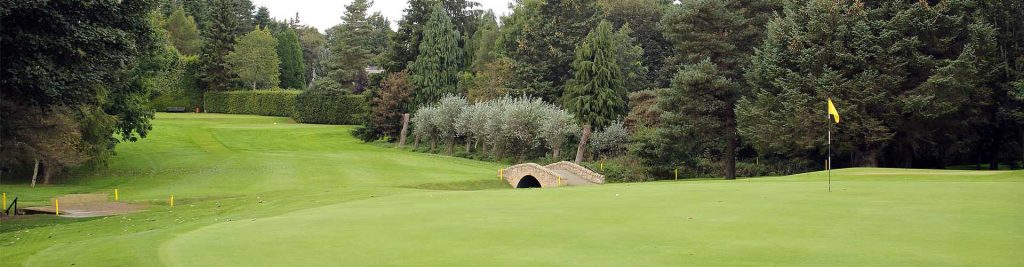 Inverness golf club view from green