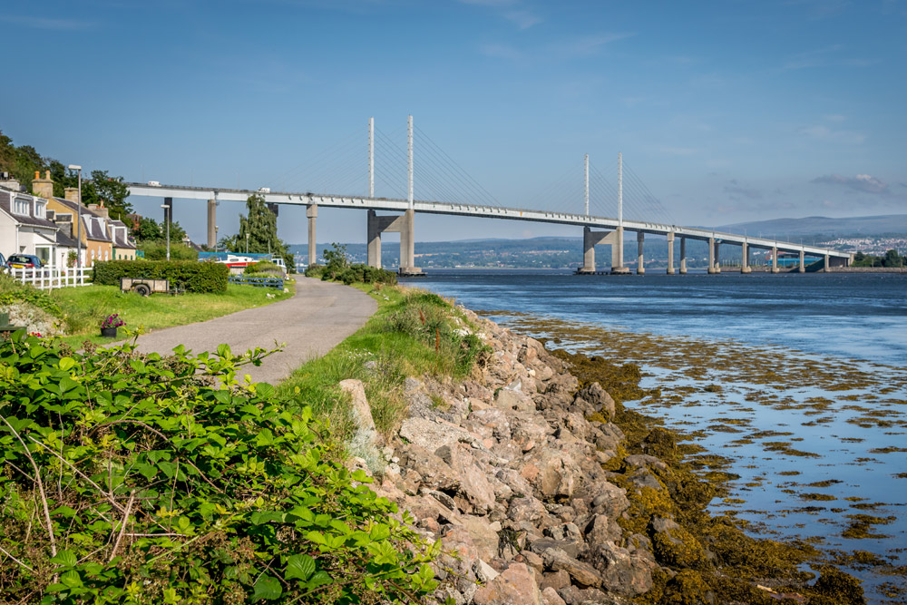 View of the Kessock Bridge, North Kessock