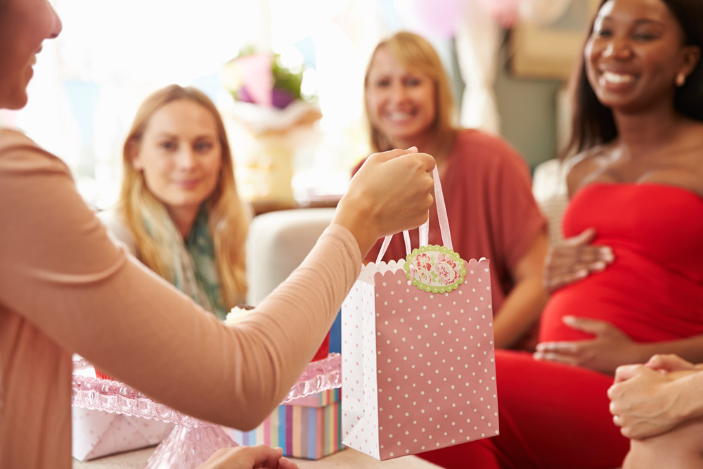 Group of women at a baby shower