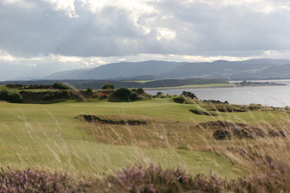 The 17th hole at Castle Stuart Golf Links