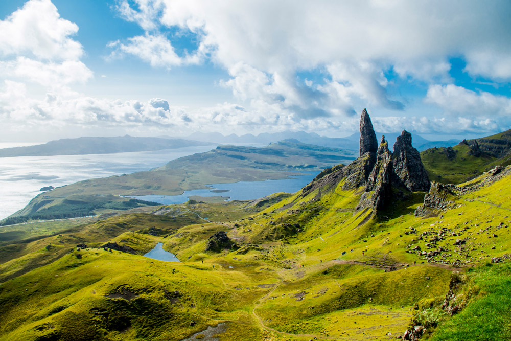 Old Man Of Storr rock formation on Isle of Skye