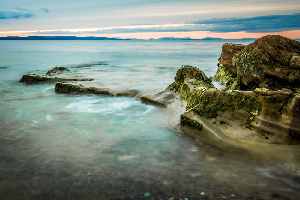 View of water from Nairn Beach