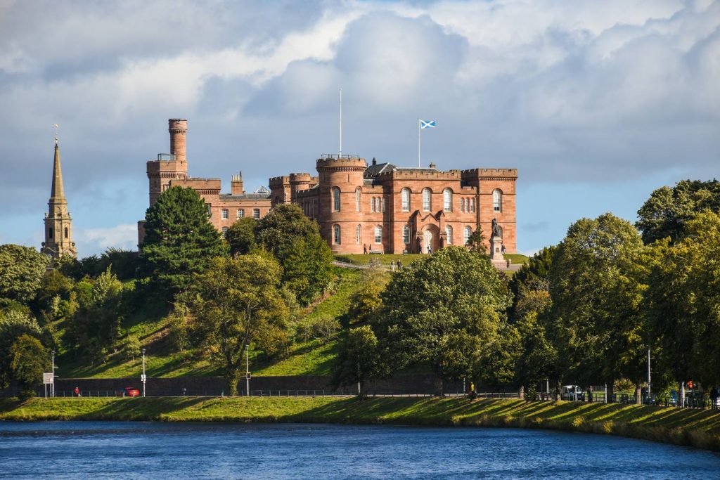 View of Inverness Castle and River Ness