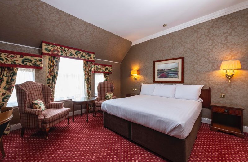 A large hotel room in Inverness