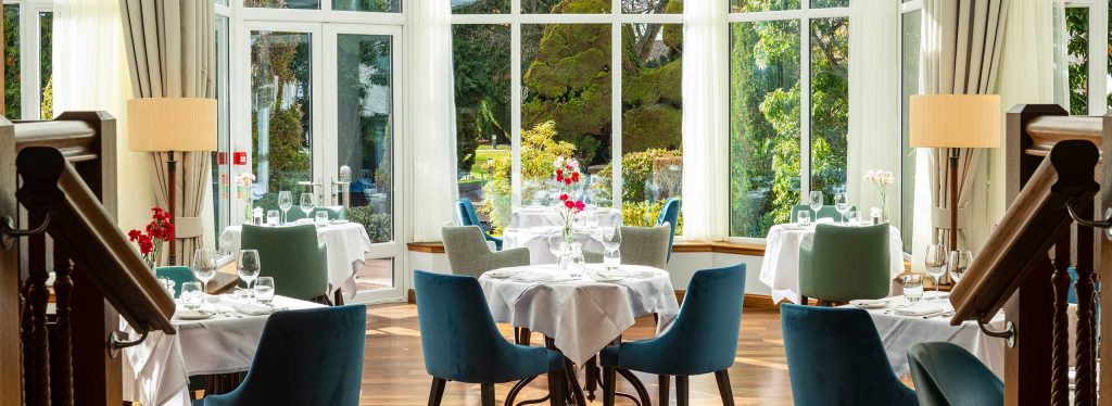 The Conservatory restaurant at Kingsmills Hotel