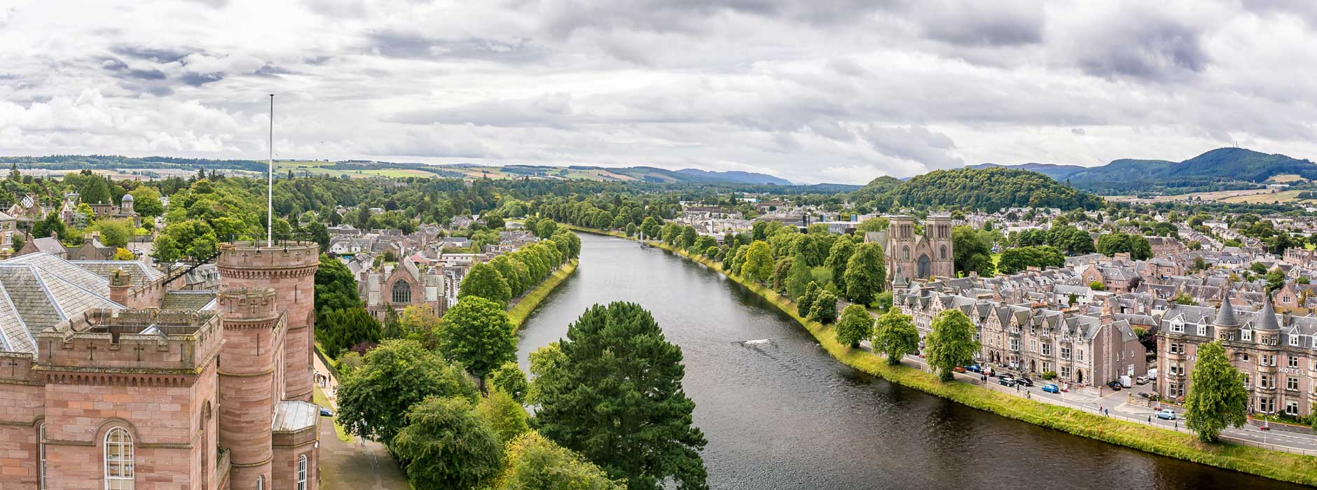View of River Ness and Inverness city