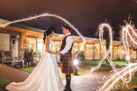 Wedding Bride and Groom at the Kingsmills Hotel