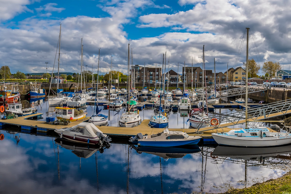 View across the harbour at Nairn