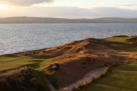 10th and 11th greens at Castle Stuart