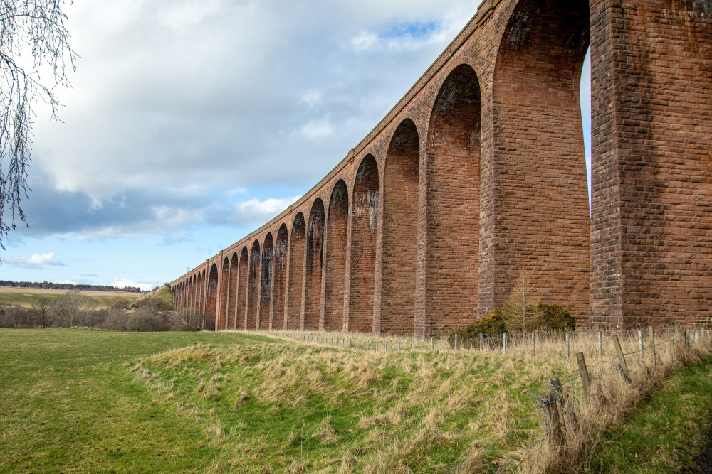 The arches of the Culloden Viaduct near Inverness
