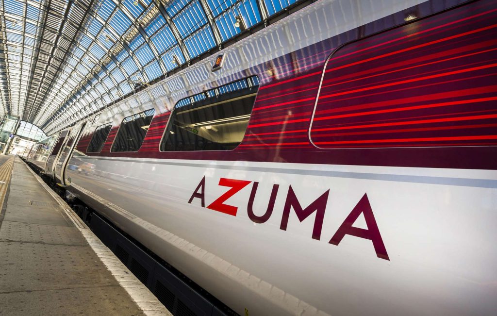 Azuma Trains LNER from London to Inverness Train Station