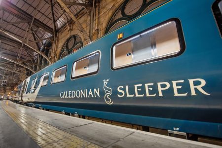 Caledonian Sleeper at the Inverness Train Station