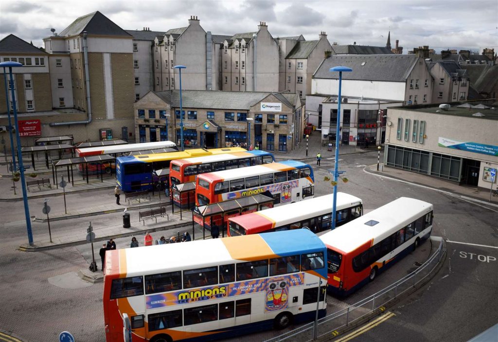 Inverness Bus Station ; Picture Credit James Mackenzie @invernesscourier