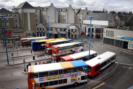 Inverness Bus Station ; Picture Credit James Mackenzie @invernesscourier