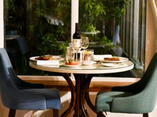 Dining & Lounges Table in the Conservatory Restaurant a the Kingsmills Hotel