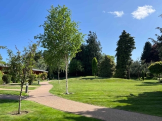 Kingsmills Hotel gardens looking towards the Garden Rooms