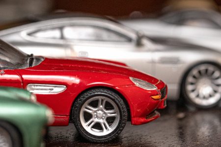 Old collection of vintage toy cars