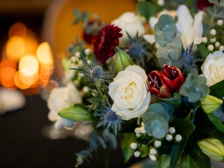 Flowers in the Adams Room