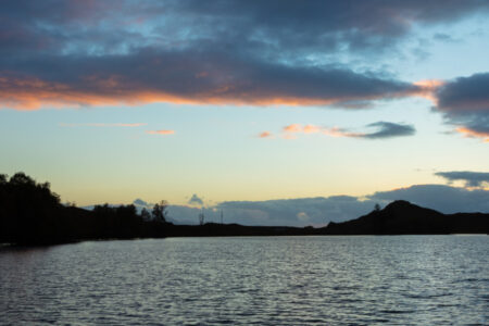 Loch Tarff, Scotland, Autumn landscape