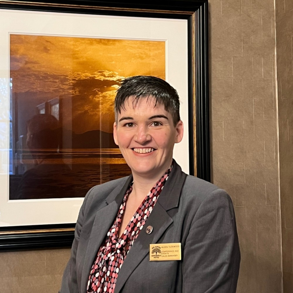 Aileen, our Conference & Events Sales Manager