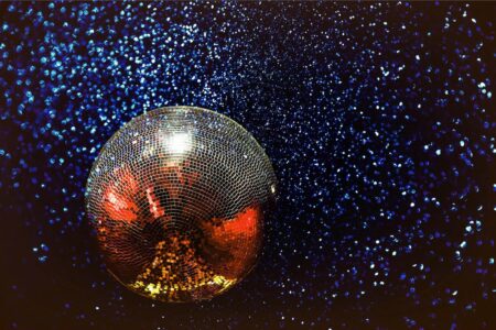 Disco ball at an Inverness Party Night