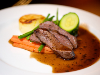 Main meal served at the Kingsmills Hotel