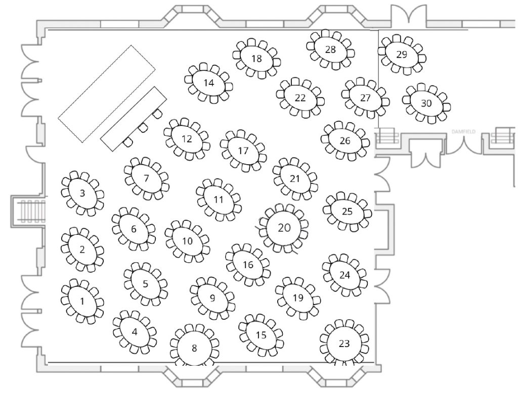 Stars in Their Eyes Talent Show 2025 floorplan