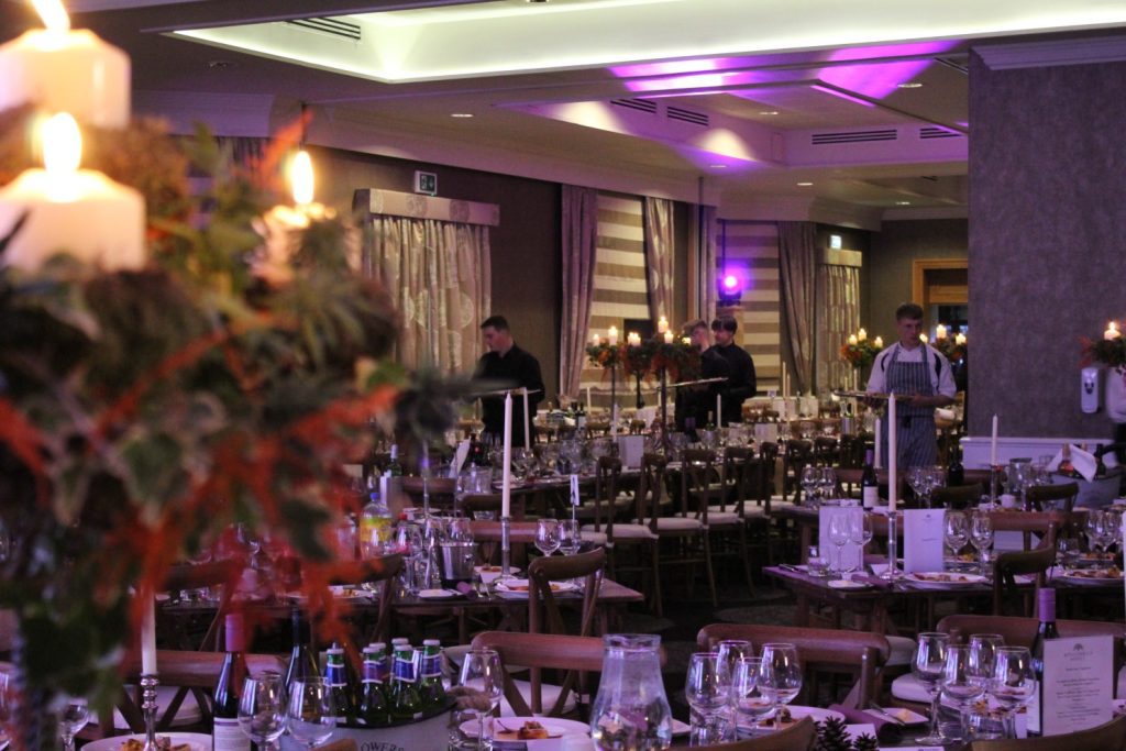 HITA Awards with banquet tables
