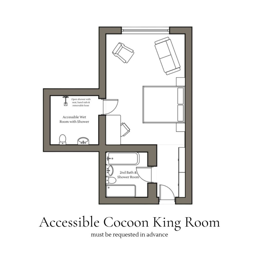 Accessible Cocoon King Floorplan