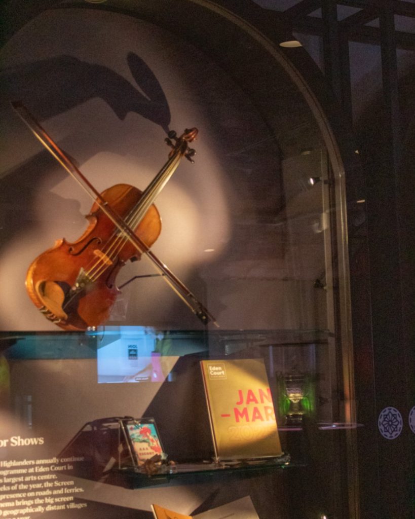 Music installation in storytelling castle tour